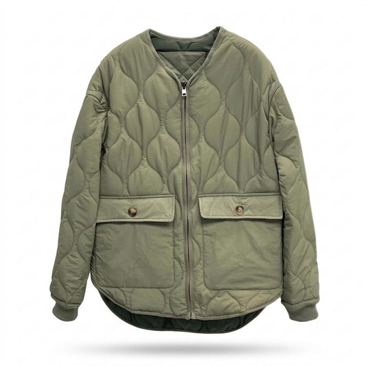 Mens Outlet House - Yefim | Quilted Collarless Jacket Unisex