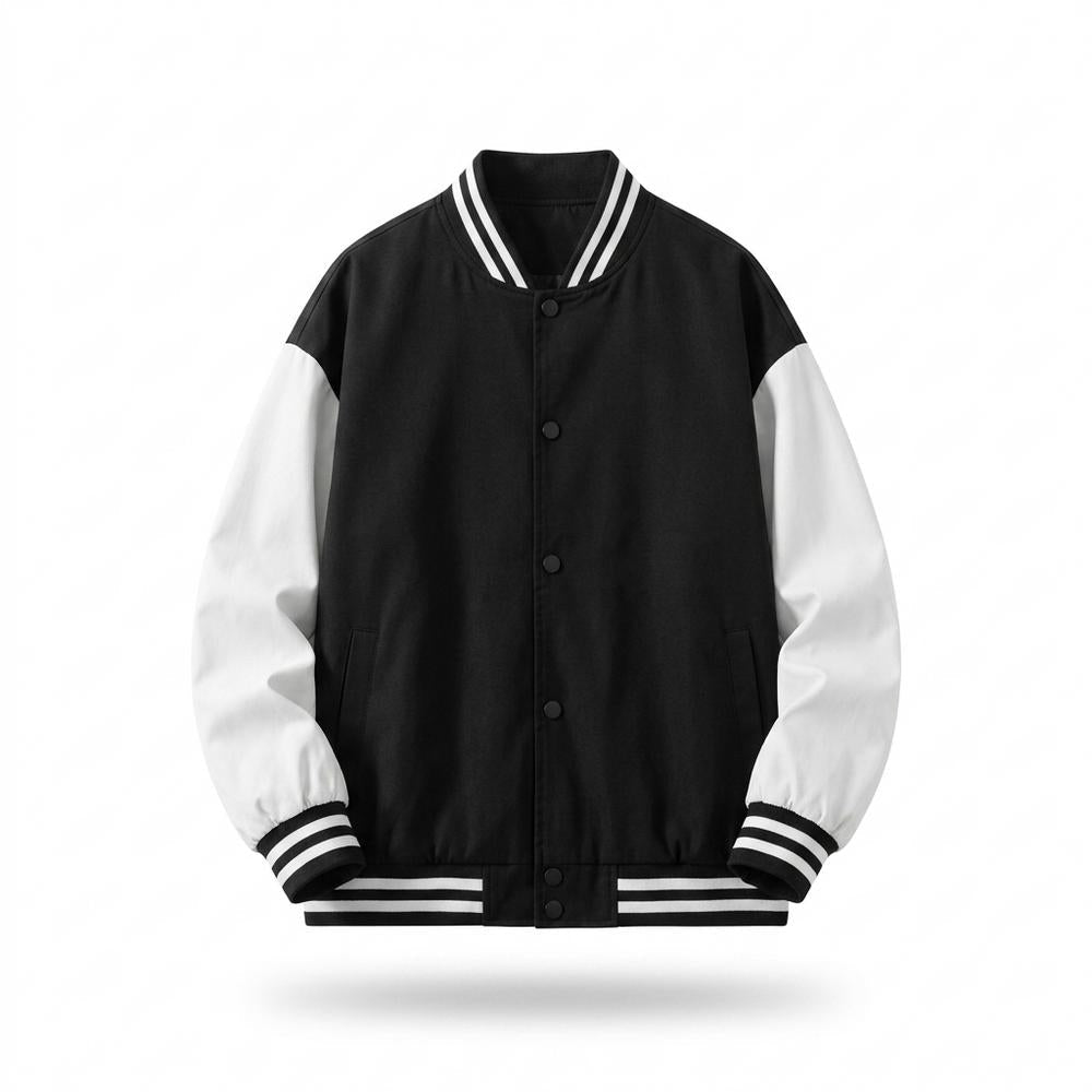 Mens Outlet House - Nomon | Two-Tone Striped-Trim Jacket Unisex