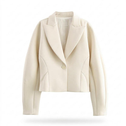 Mens Outlet House - Zehal | Cropped Single-Breasted Blazer Women