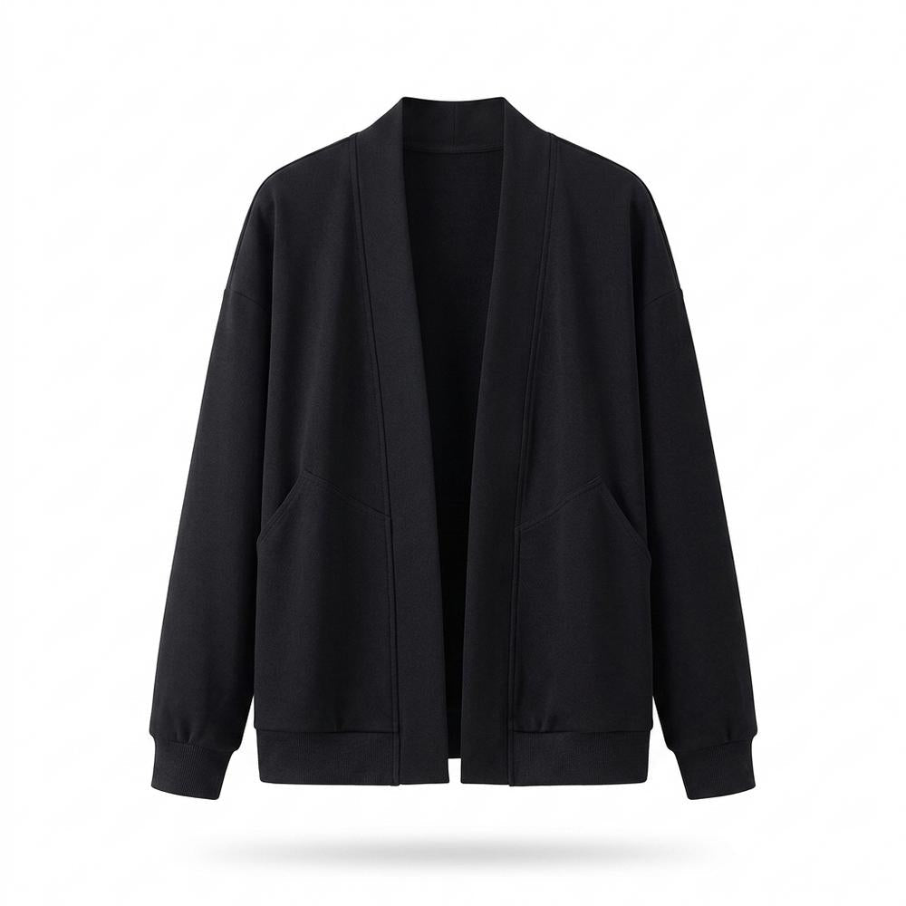 Mens Outlet House - Cogiv | Open-Front Loose-Fit Cardigan Women