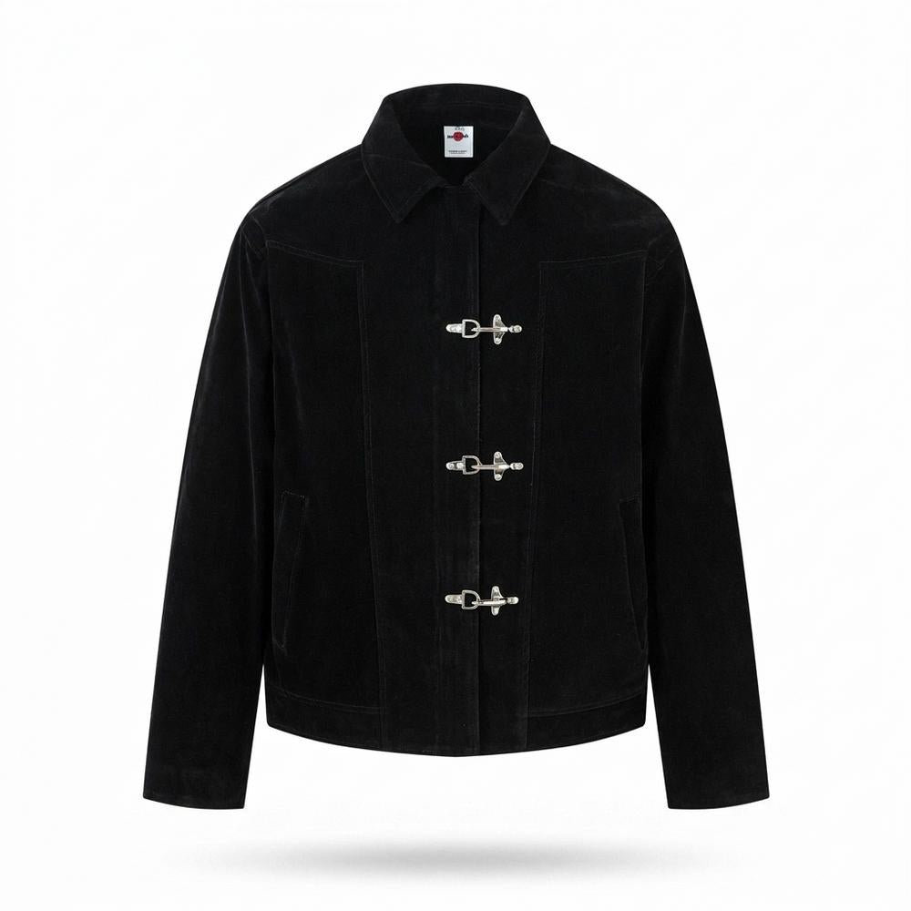 Mens Outlet House - Miser | Toggle-Closure Velveteen Jacket Unisex