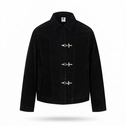 Mens Outlet House - Miser | Toggle-Closure Velveteen Jacket Unisex