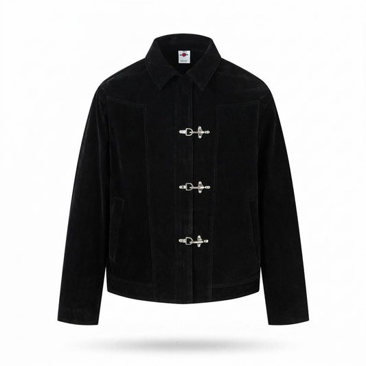 Mens Outlet House - Miser | Toggle-Closure Velveteen Jacket Unisex