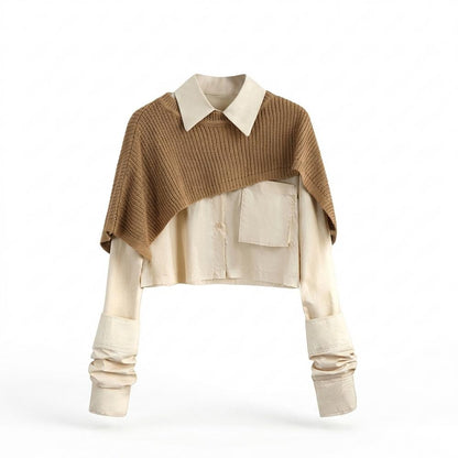 Mens Outlet House - Calom | Layered Cropped Top Women