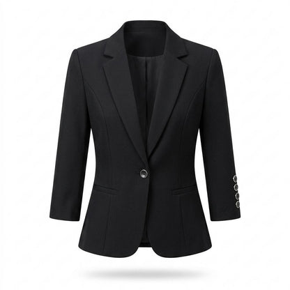 Mens Outlet House - Dalar | Single-Breasted Three-Quarter Sleeve Blazer Women