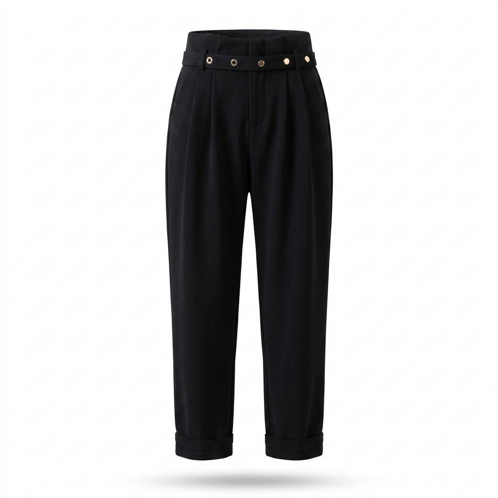 Mens Outlet House - Noken | High-Waisted Pleated Pants Women