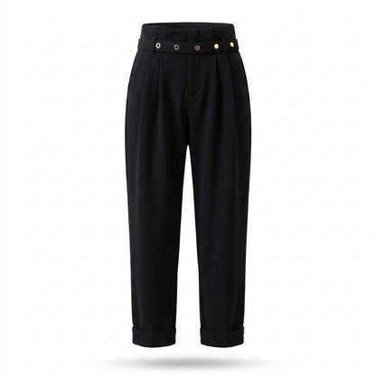 Mens Outlet House - Noken | High-Waisted Pleated Pants Women