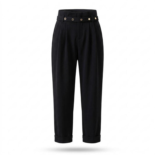 Mens Outlet House - Noken | High-Waisted Pleated Pants Women