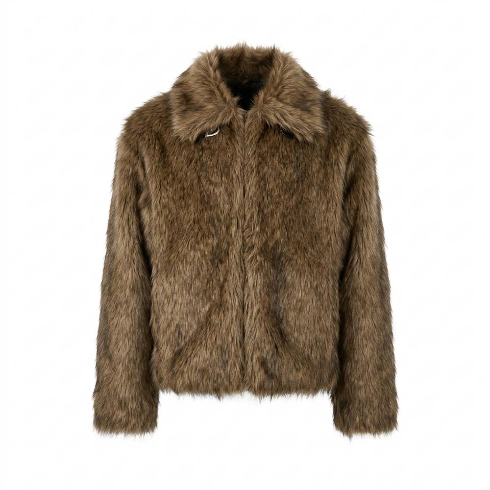 Mens Outlet House - Taser | Faux-Fur Collared Jacket Unisex