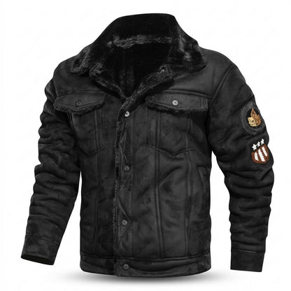 Mens Outlet House - Tisil | Sherpa-Lined Button-Front Jacket Men