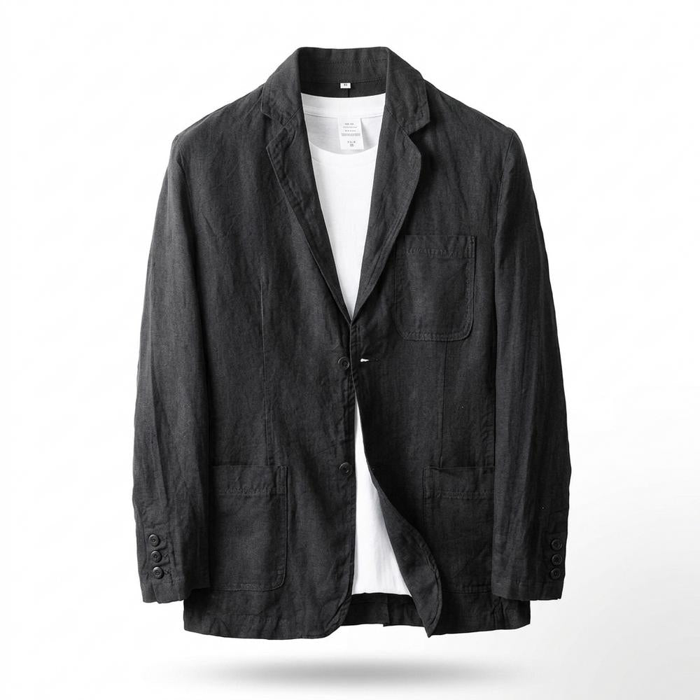 Mens Outlet House - Mivar | Linen Unstructured Blazer Men