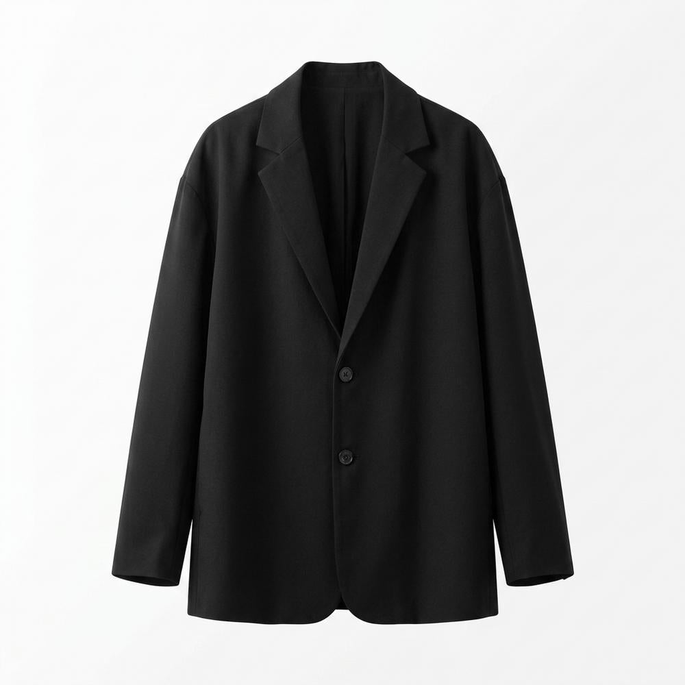 Mens Outlet House - Tisen | Single-Breasted Loose-Fit Blazer Men