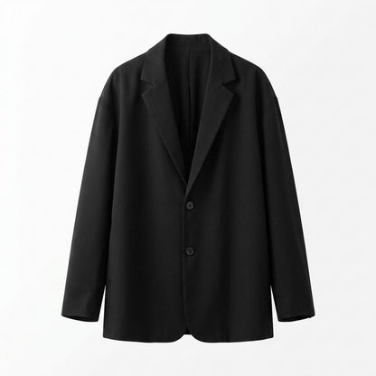 Mens Outlet House - Tisen | Single-Breasted Loose-Fit Blazer Men