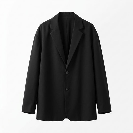 Mens Outlet House - Tisen | Single-Breasted Loose-Fit Blazer Men