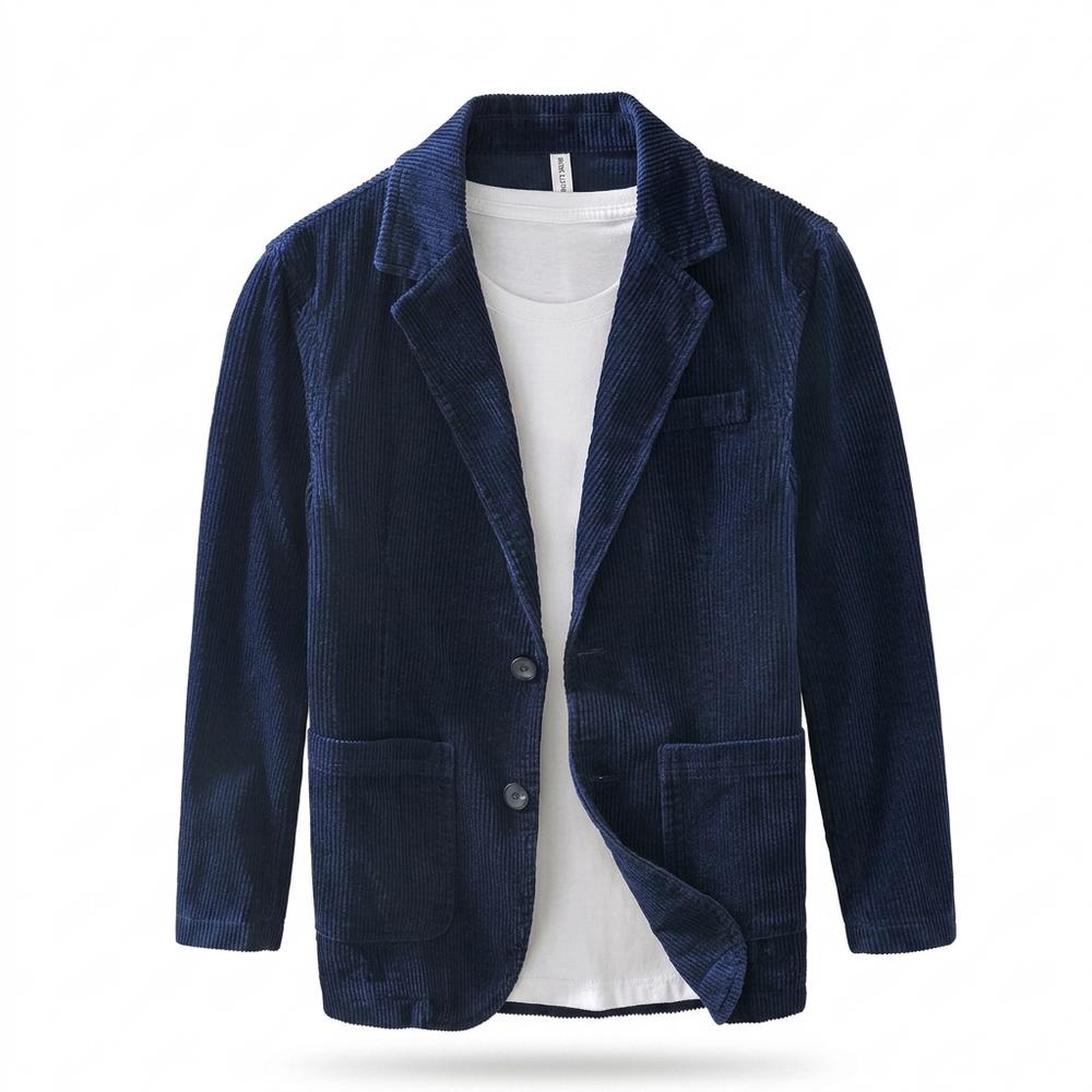 Mens Outlet House - Tasil | Corduroy Button-Front Blazer Men