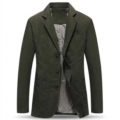Mens Outlet House - Rolen | Washed Single-Breasted Blazer Men
