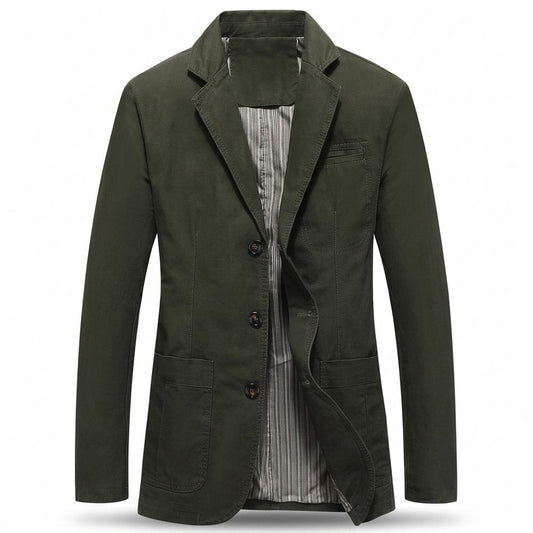 Mens Outlet House - Rolen | Washed Single-Breasted Blazer Men