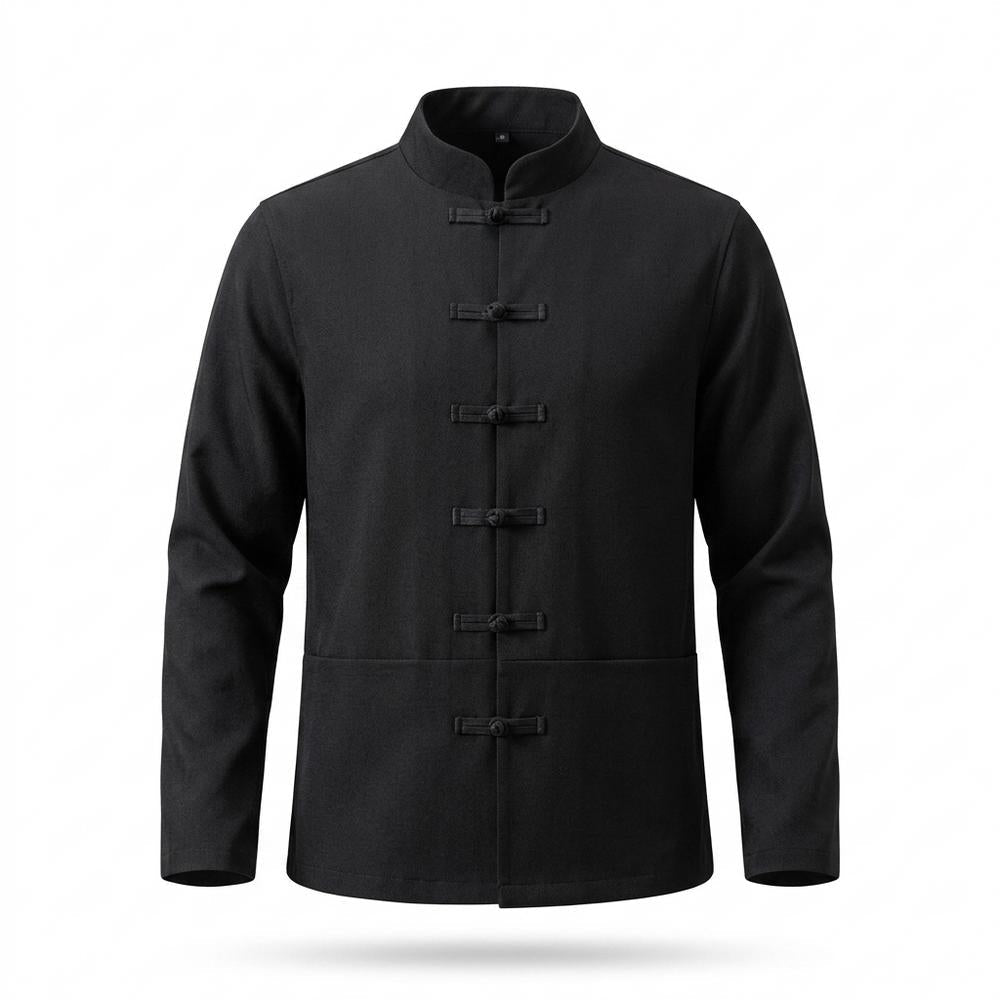Mens Outlet House - Aefed | Mandarin Collar Toggled Jacket Men