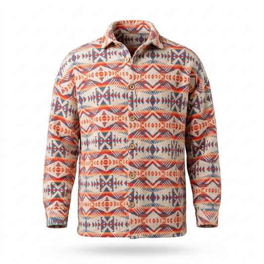 Mens Outlet House - Arrel | Patterned Textured Shirt Men