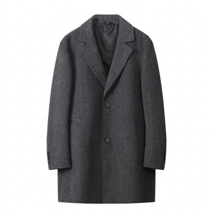 Mens Outlet House - Nikar | Single-Breasted Wool Coat Men