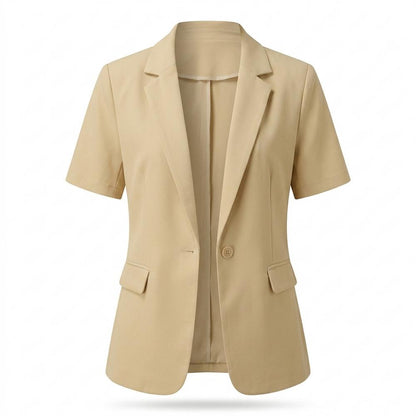 Mens Outlet House - Sowus | Short-Sleeved Single-Button Blazer Women