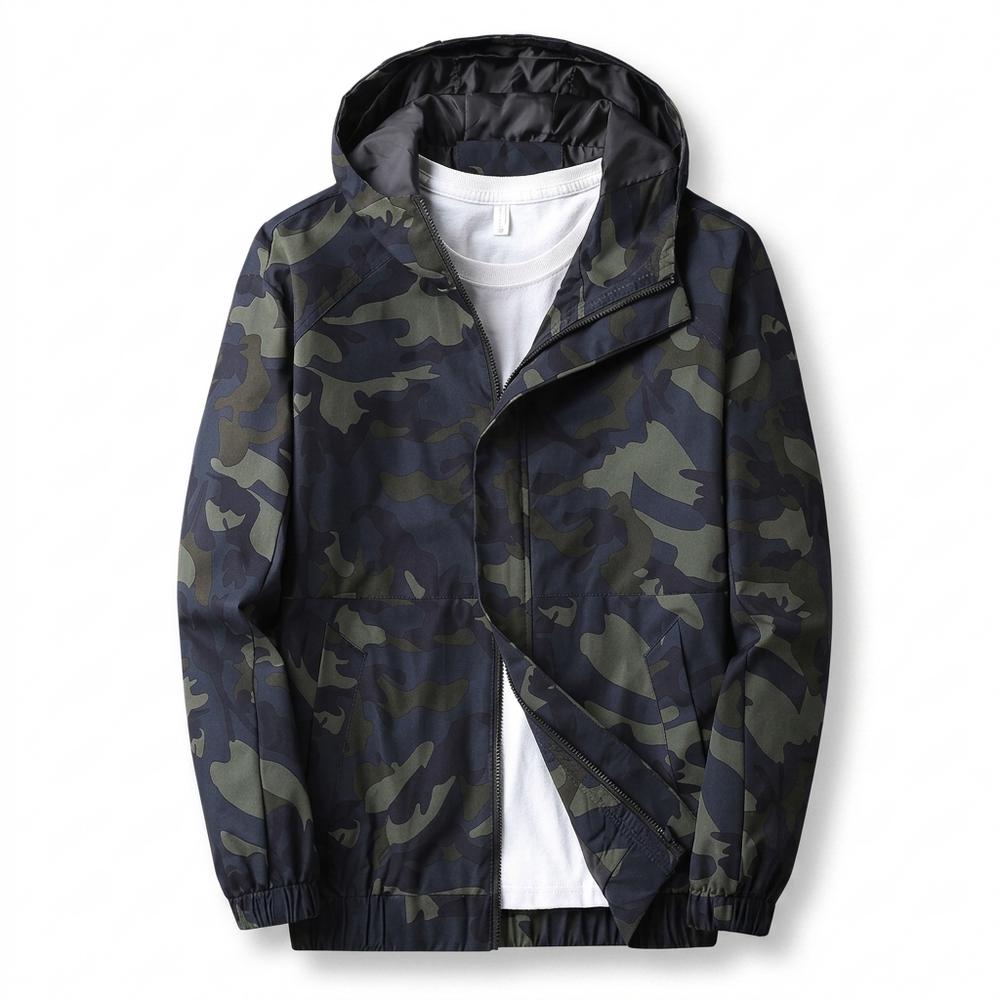 Mens Outlet House - Ralor | Hooded Camouflage Jacket Men