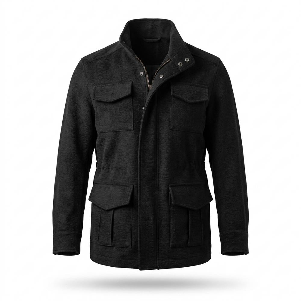 Mens Outlet House - Manav | Four-Pocket Stand-Collar Jacket Men