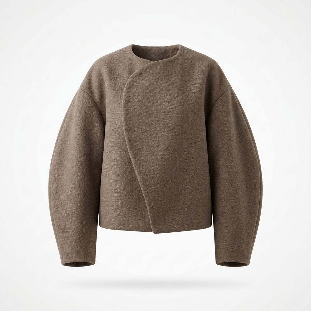 Mens Outlet House - Yohal | Collarless Cropped Jacket Women