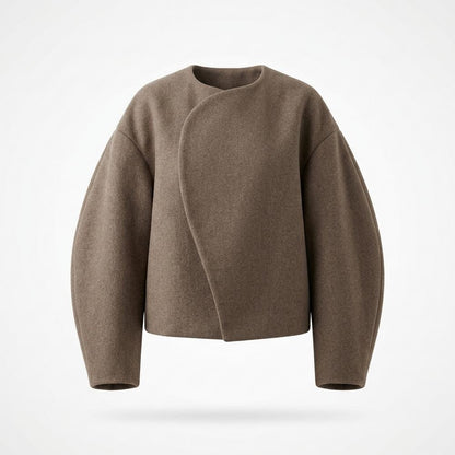 Mens Outlet House - Yohal | Collarless Cropped Jacket Women