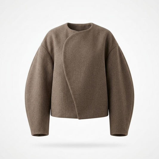 Mens Outlet House - Yohal | Collarless Cropped Jacket Women