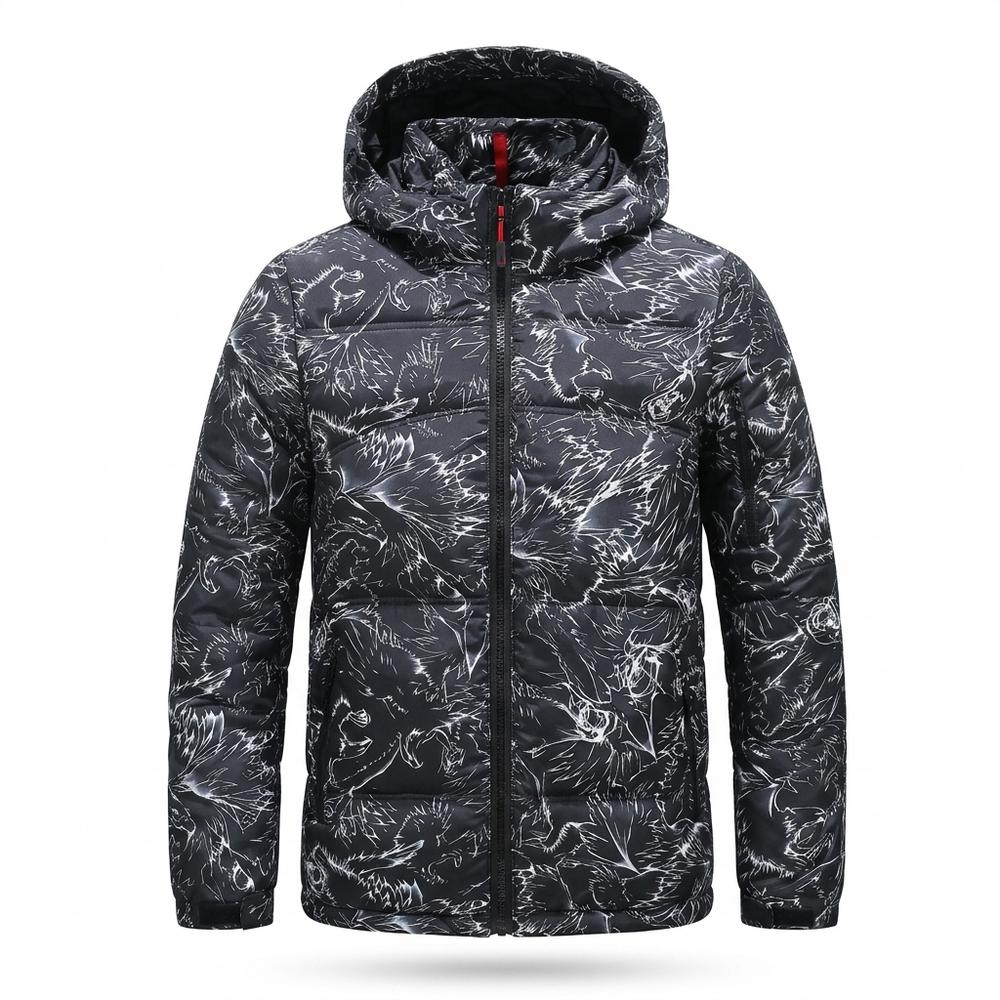 Mens Outlet House - Maram | Padded Patterned Jacket Men