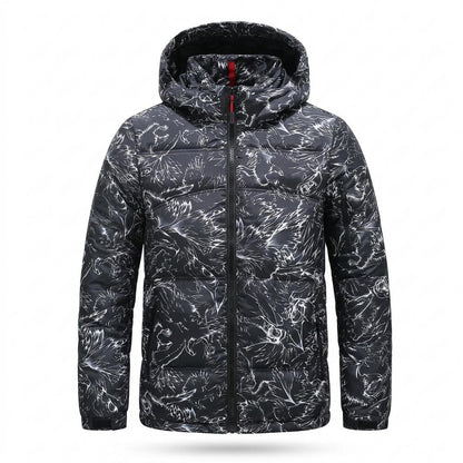 Mens Outlet House - Maram | Padded Patterned Jacket Men
