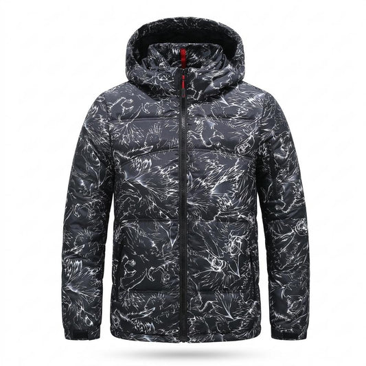 Mens Outlet House - Maram | Padded Patterned Jacket Men