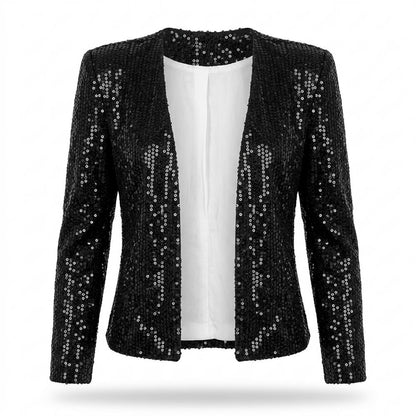 Mens Outlet House - Vutod | Sequin Open-Front Blazer Women
