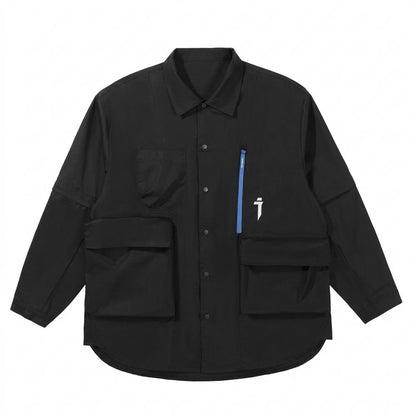 Mens Outlet House - Nohal | Functional Multi-Pocket Shirt Unisex
