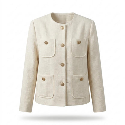 Mens Outlet House - Sewam | Collarless Tweed Jacket Women