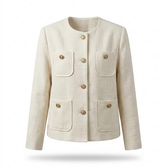 Mens Outlet House - Sewam | Collarless Tweed Jacket Women