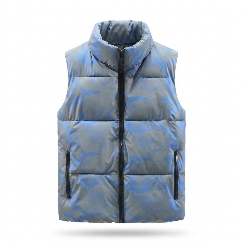 Mens Outlet House - Comor | Quilted Camouflage Vest Men