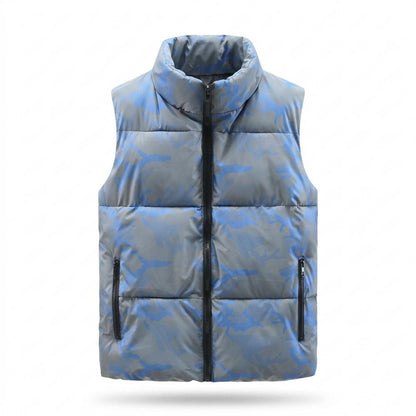 Mens Outlet House - Comor | Quilted Camouflage Vest Men