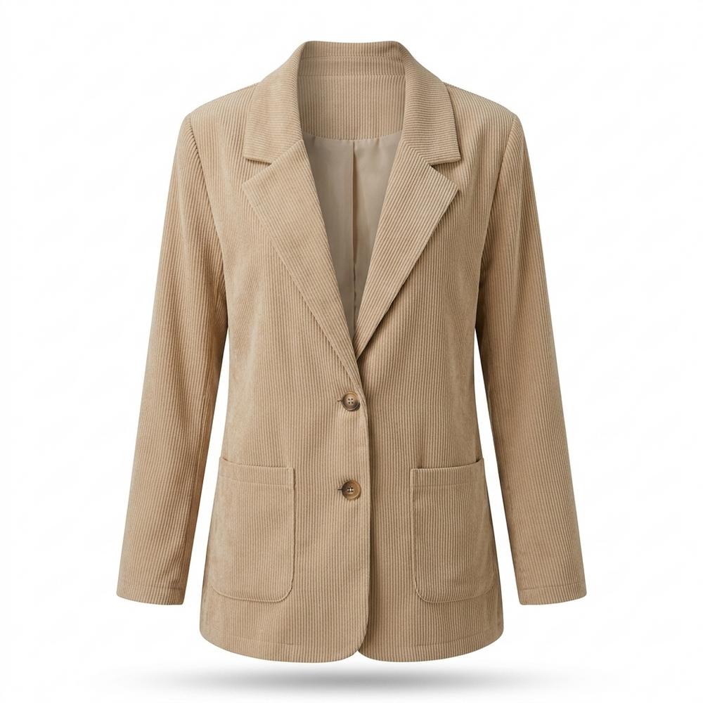 Mens Outlet House - Yoren | Corduroy Single-Breasted Blazer Women