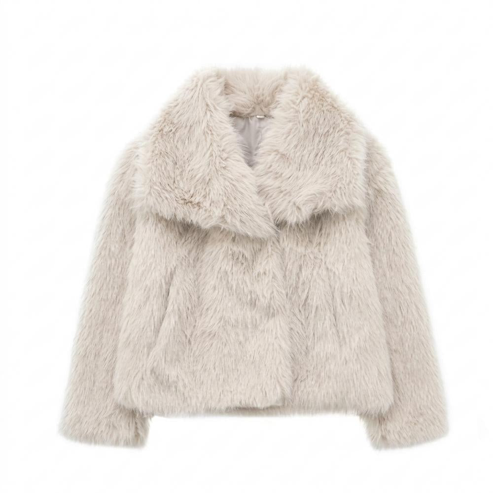 Mens Outlet House - Loral | Faux Fur Cropped Jacket Women