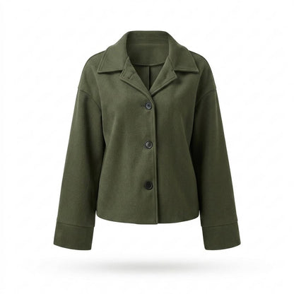 Mens Outlet House - Talom | Button-Front Cropped Jacket Women
