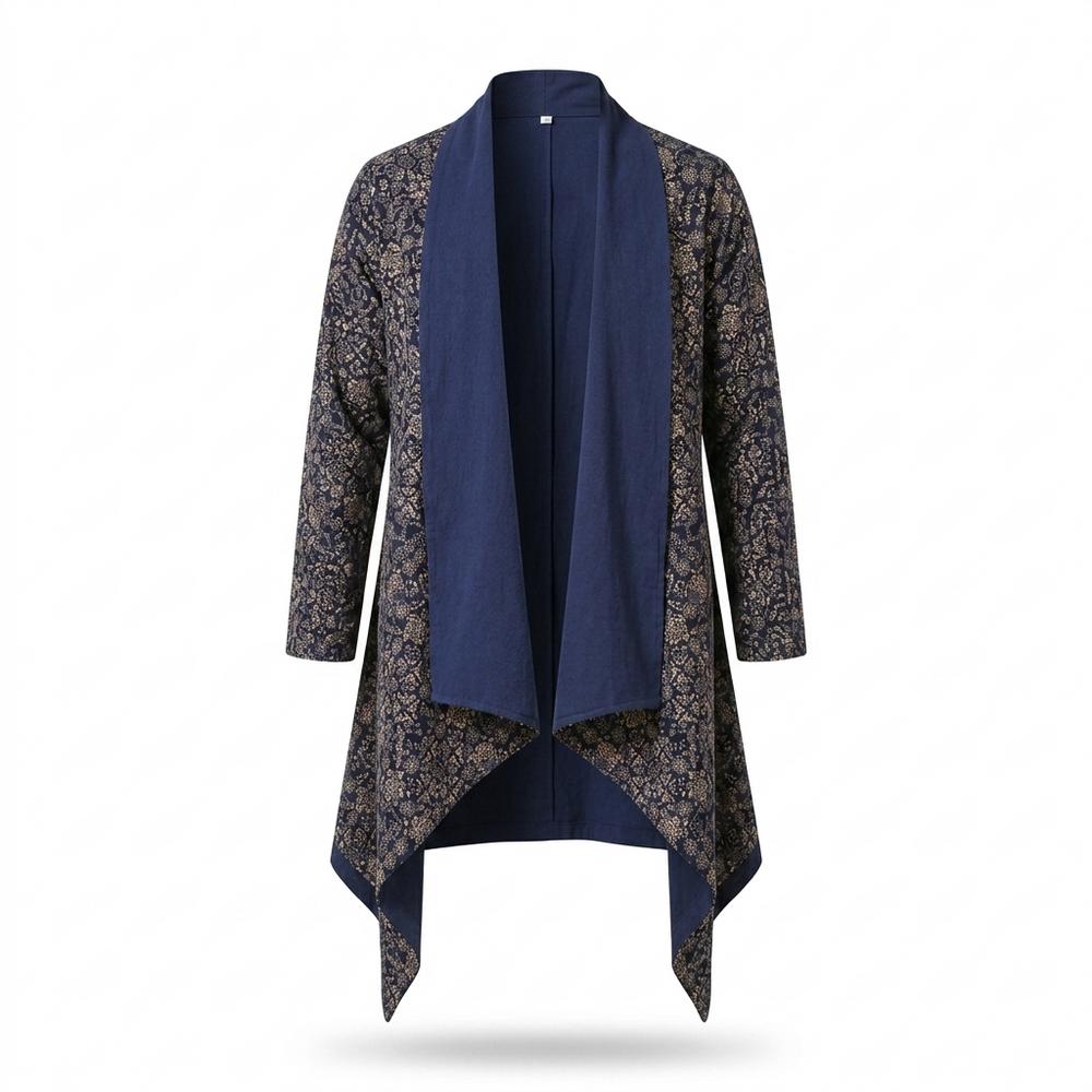 Mens Outlet House - Lydar | Asymmetrical Patterned Cardigan Women