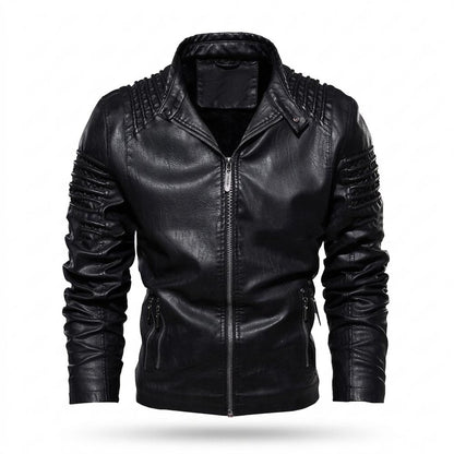 Mens Outlet House - Latir | Quilted Lined Leather Jacket Men