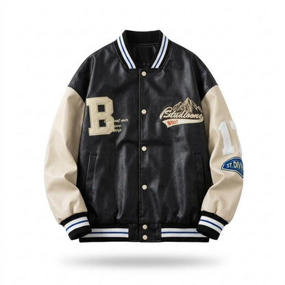 Mens Outlet House - Viser | Embroidered Colorblock Jacket Unisex