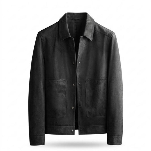 Mens Outlet House - Cadar | Suede Button-Front Jacket Men
