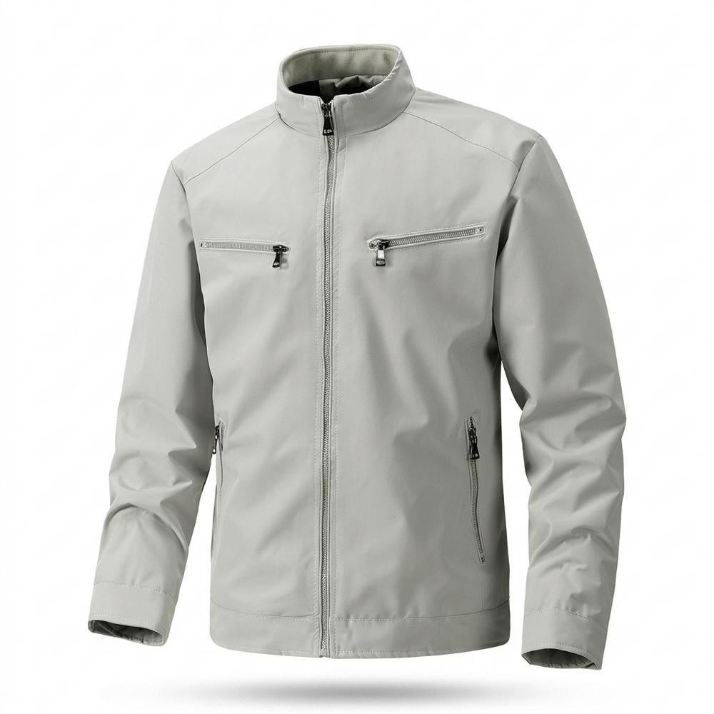 Mens Outlet House - Yotak | Zip-Up Stand-Collar Jacket Men