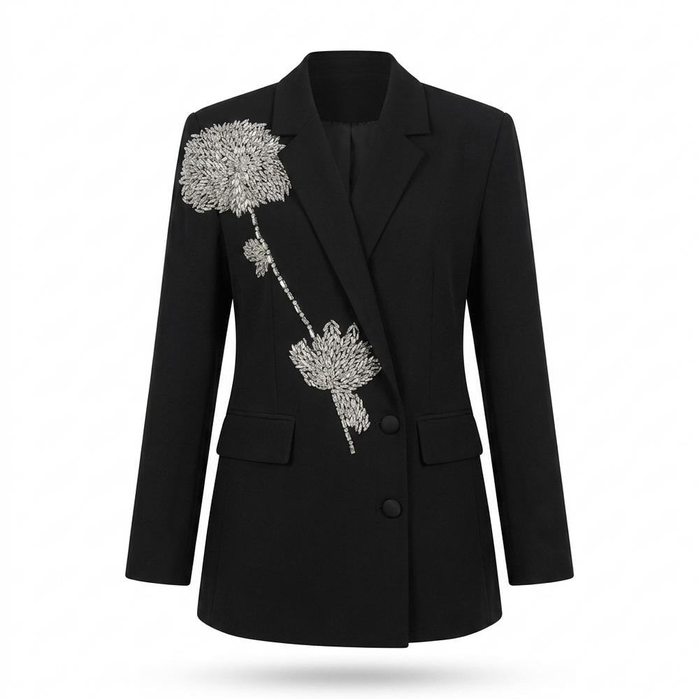 Mens Outlet House - Ninor | Beaded Single-Breasted Blazer Women