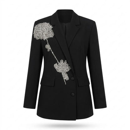 Mens Outlet House - Ninor | Beaded Single-Breasted Blazer Women