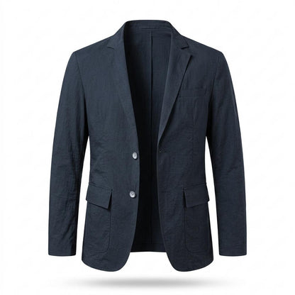 Mens Outlet House - Nadum | Two-Button Textured Blazer Men